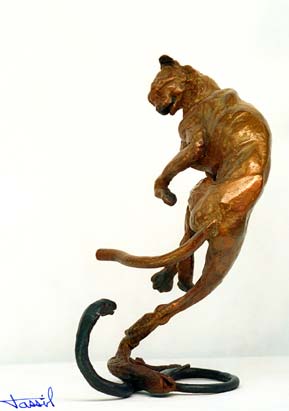 guépard et cobra guépard et cobra