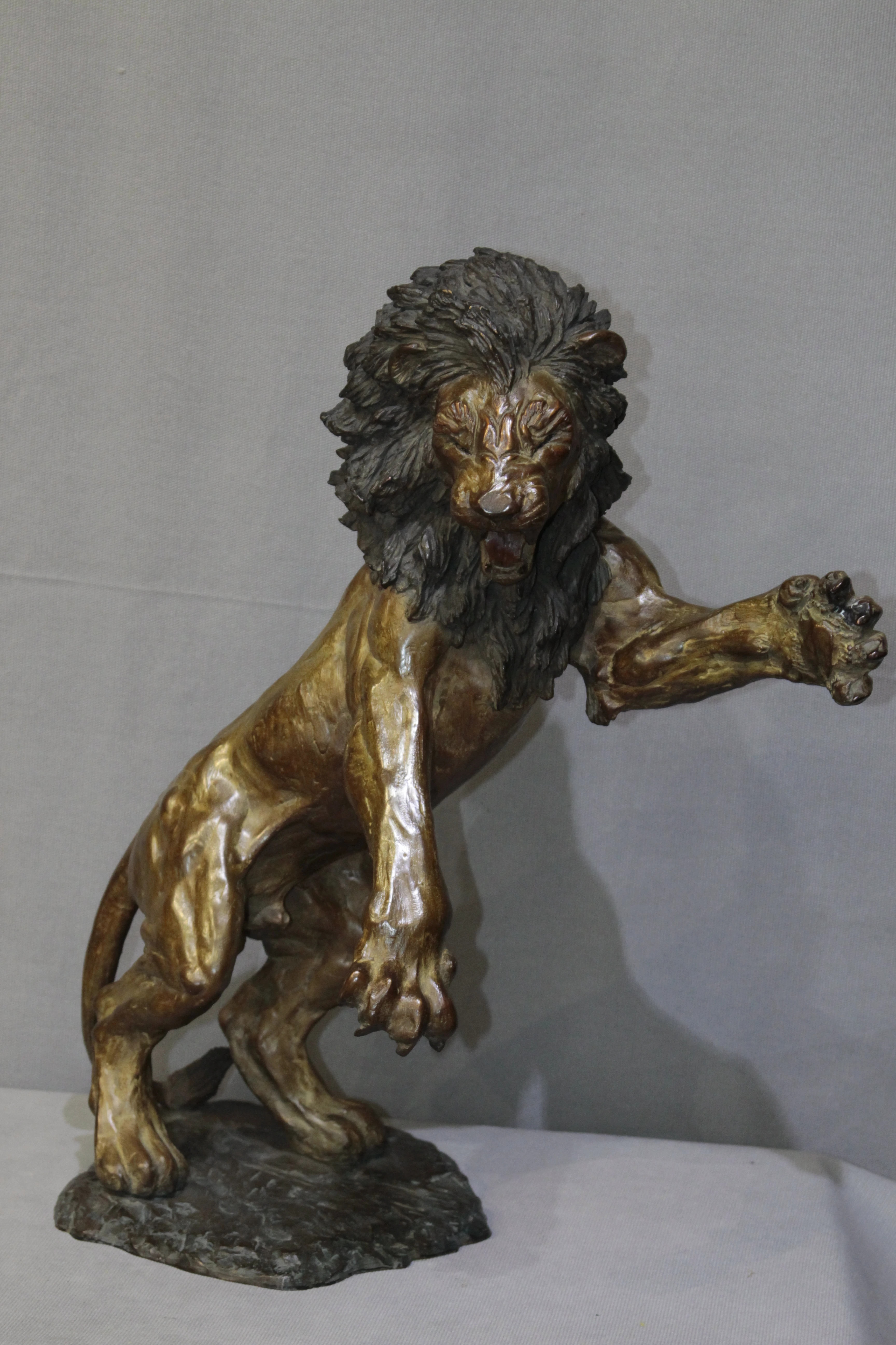 Lion combattant — vue 1